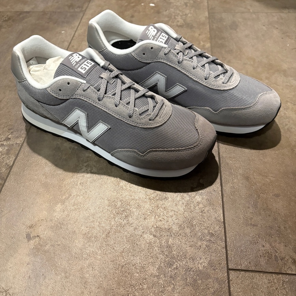 Men’s New Balance 515 Retro Running Shoes Gray Size 13 With Box - Picture 2 of 9